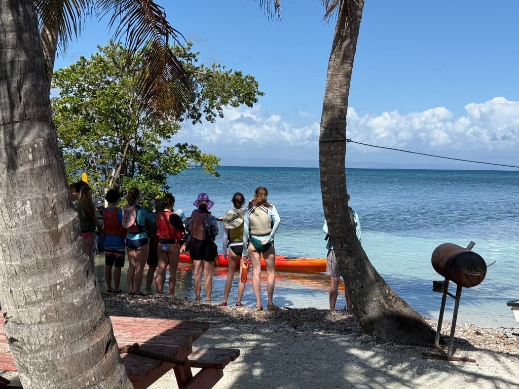 Private island group stay in Belize — Hawk Caye Lodge